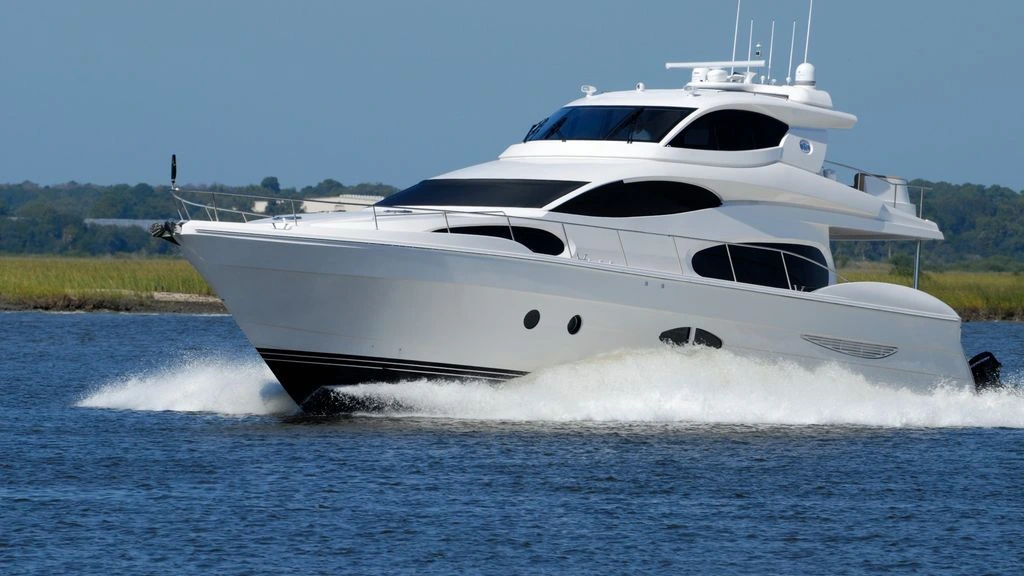 A private motor yacht moored off Cap-Ferrat